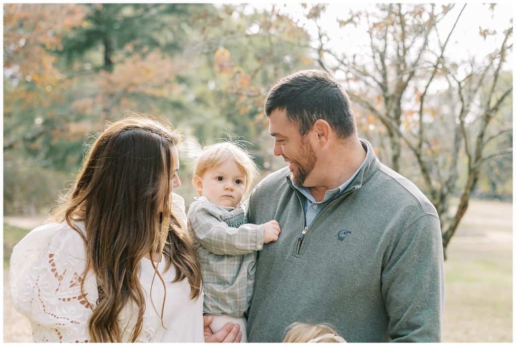 Fall family session at Oak Hill, site of the Carmichael Mansion in the movie Sweet Home Alabama